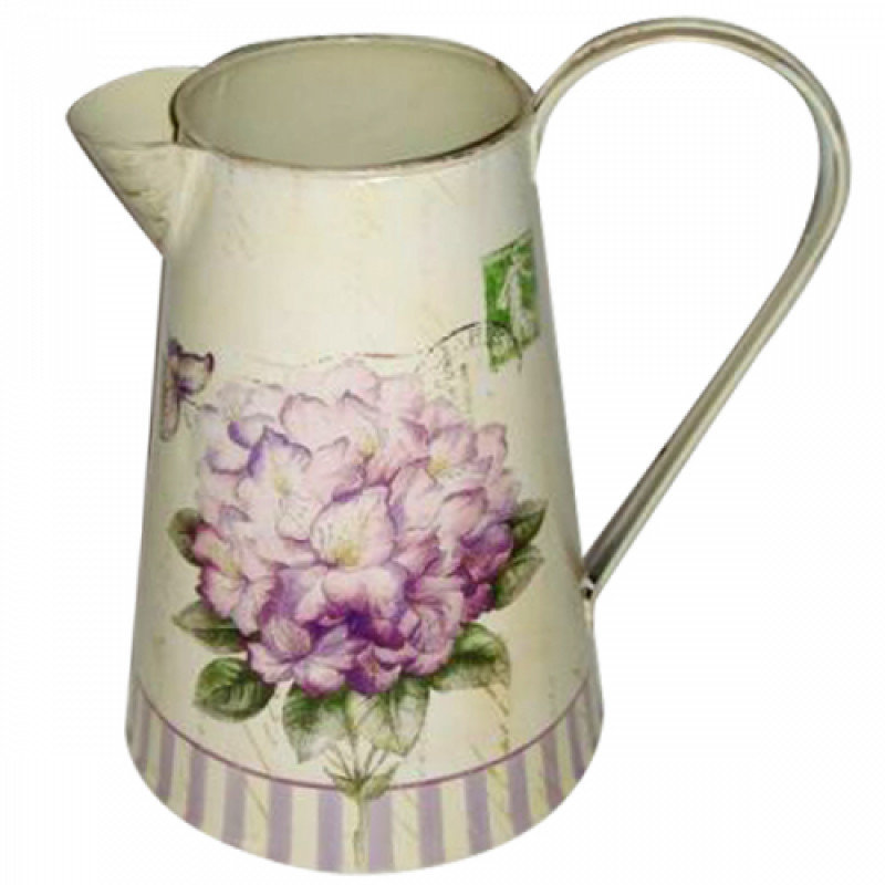 Глечик металевий декоративний Гортензія 555-039