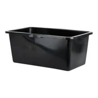 Таз прямоугольный Plastics Craft 60 л ПГ-1085