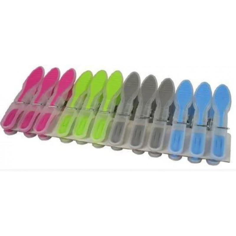Прищіпки Feniks 12 шт силікон DT-43 58358