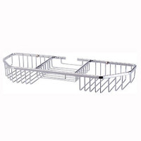 Полка хромированная полуовальная Besser с 3 секциями 8506.
