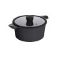 Кастрюля с крышкой Ringel Zitrone 6+3 л черная RG-2108-34 BL