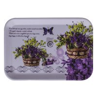 Поднос с ручками Ach Impex 35,7*25,5*2,3 см. Букет Цветов 839574 M40277