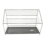 Сушка для посуду 2-ярусна Металік Ребро
