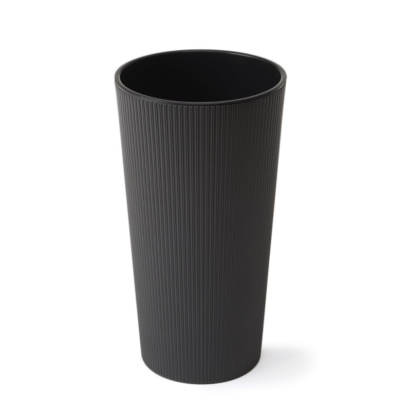 Горщик терасний Ламела Лілія Джампер 19 см з вкладом 863 - Білий