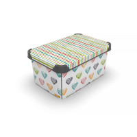 Контейнер для речей Quty Light Box Colored zigzag 10 л 2655