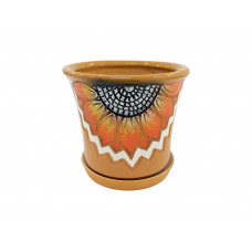 Набір горщиків КООП Жасмин 3 пр h-20/17/15 см Соняшник Помаранч 0084