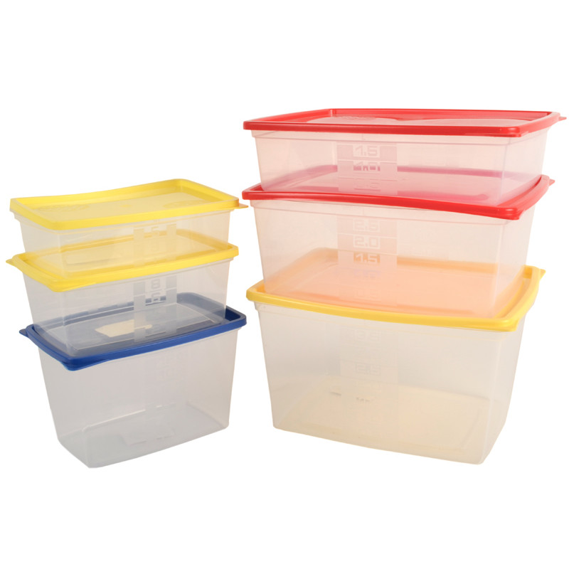 Набір контейнерів IL-PE 6 пр 0,5-3,5 л - Соняшник