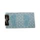 Килимок для душової Eco Fabric Ніжки 68*37 см Прозоро-блакитний 6837-003