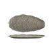 Блюдо овальне Limited Edition Leaf Grey B010785