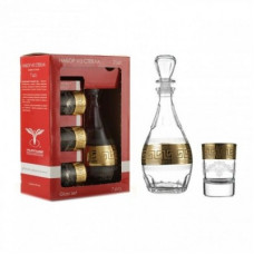 Набір Діоніс Pasabahce 7 пр Золотий карат