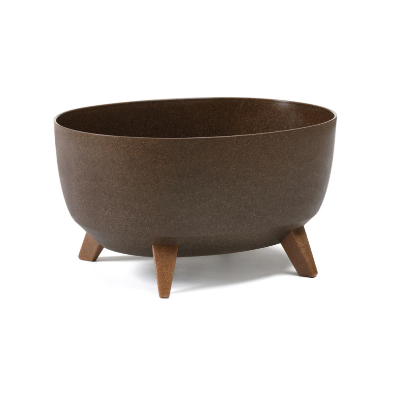 Горщик миса Ламела Рома овальна EKO Coffee 43 см на ніжках 947 - Лаванда