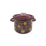 Кастрюля Idilia 4,5 л 1615/4 Фреш лимон бордо 43864