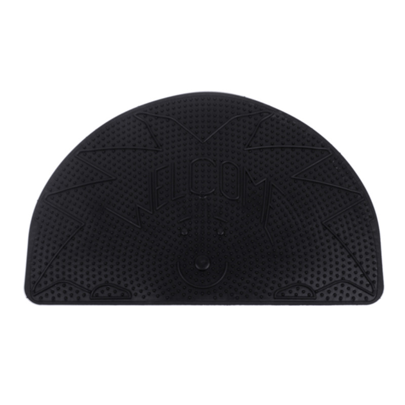 Килимок гумовий IL-PE напівкруглий 56*36 см ЕКО - Фуксія