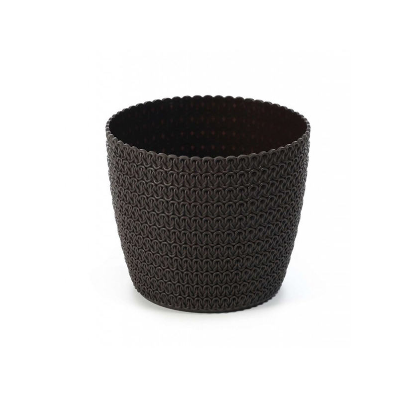 Горщик для квітів Ламела Магнолія Джерсі 19 см 733 - Brown