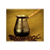 Турка мідна SNT 500 мл Квіти 50083