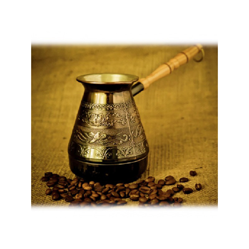 Турка мідна SNT 500 мл Квіти 50083 - Тюльпан