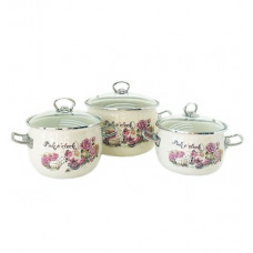 Набір каструль Idilia №1600 Час рожевого 40709