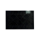 Килимок придверний Eco Fabric Смужки 40*60 см Чорний 4060-011