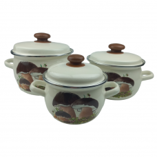 Набір каструль Idilia №928 Гриби 40572