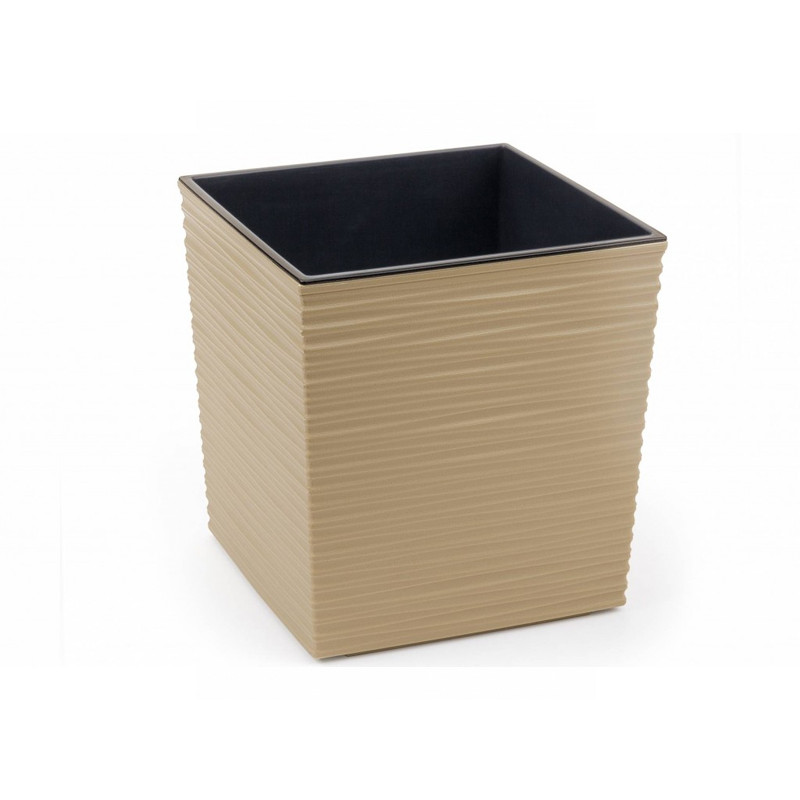 Горщик терасний Ламела Юка Долото 40 см з вкладом 601 