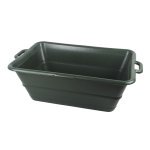 Таз прямокутний з ручками IL-PE ЕКО 80 л - Сірий металік