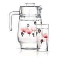 Набір для соку Luminarc 7 пр Angelique Red P6285