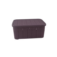 Корзина с крышкой Senyayla В*язка 6 л 2860