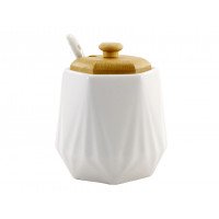 Цукорниця з деревяною кришкою Interos 330 мл PJ03346-1