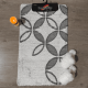 Килимок для ванної 60*100 см Banyolin Класік CLC202001 172-Grey