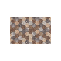 Коврик придверный ДЗ 78*120 см Декор Соты КС-24