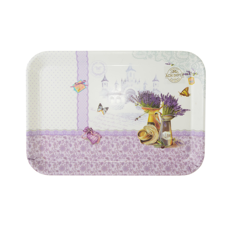 Поднос Ach Impex 34*23,5*2 см. Лаванда Новая 886332 M40296