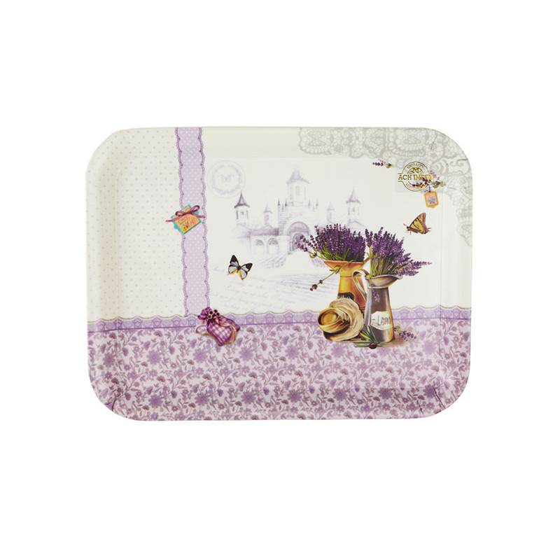 Піднос Ach Impex 39,5*29*2,3 см Лаванда Нова 886318 M40294 - Plum
