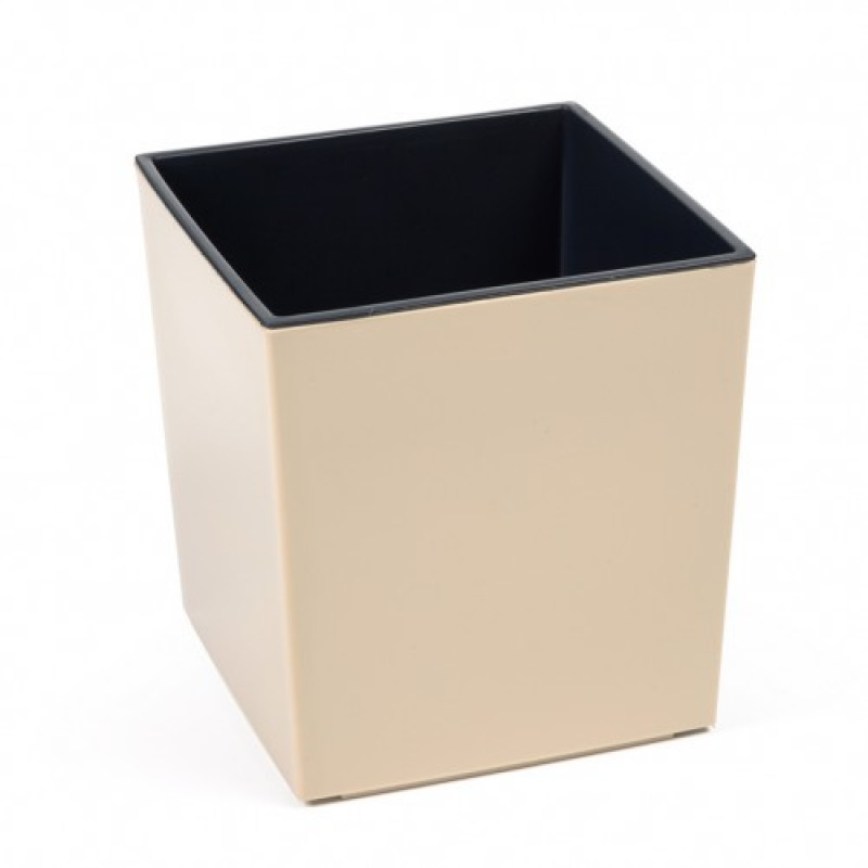 Горщик терасний Ламела PL Юка 19 см з вкладом 551  - Червоний