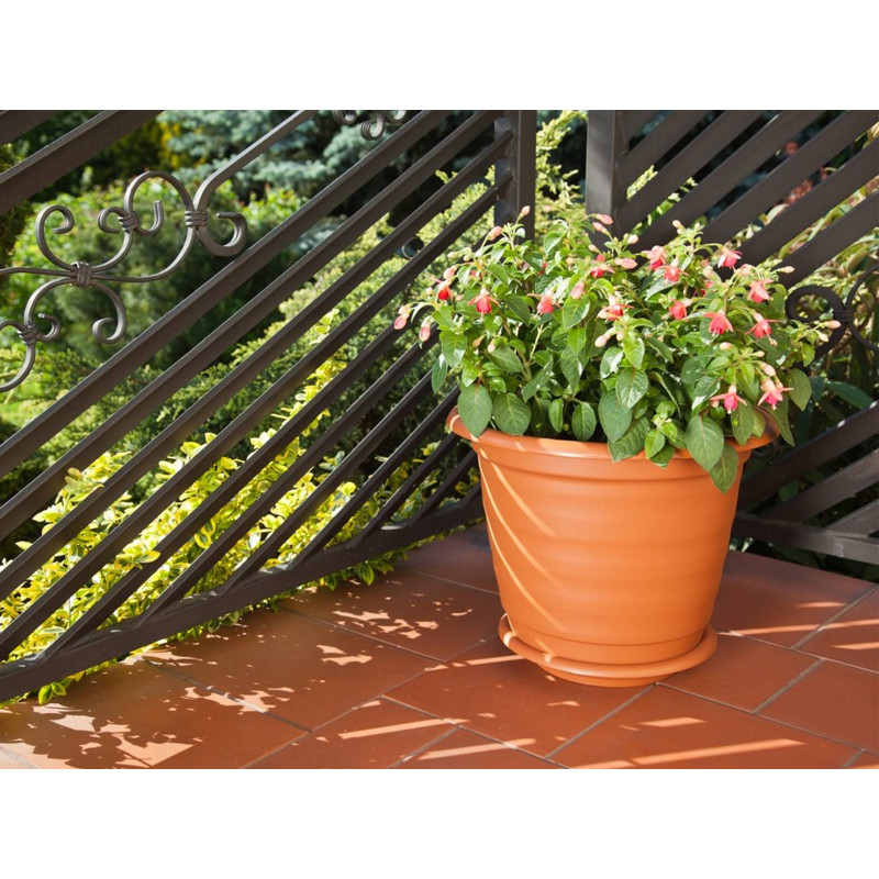 Горщик для квітів Ламела Натура 25 см 407 