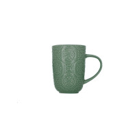 Кружка Limited Edition Pattern 410 мл Темно-зеленая 18478G