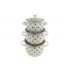 Набор кастрюль Idilia №6948 Черный жемчуг 43579