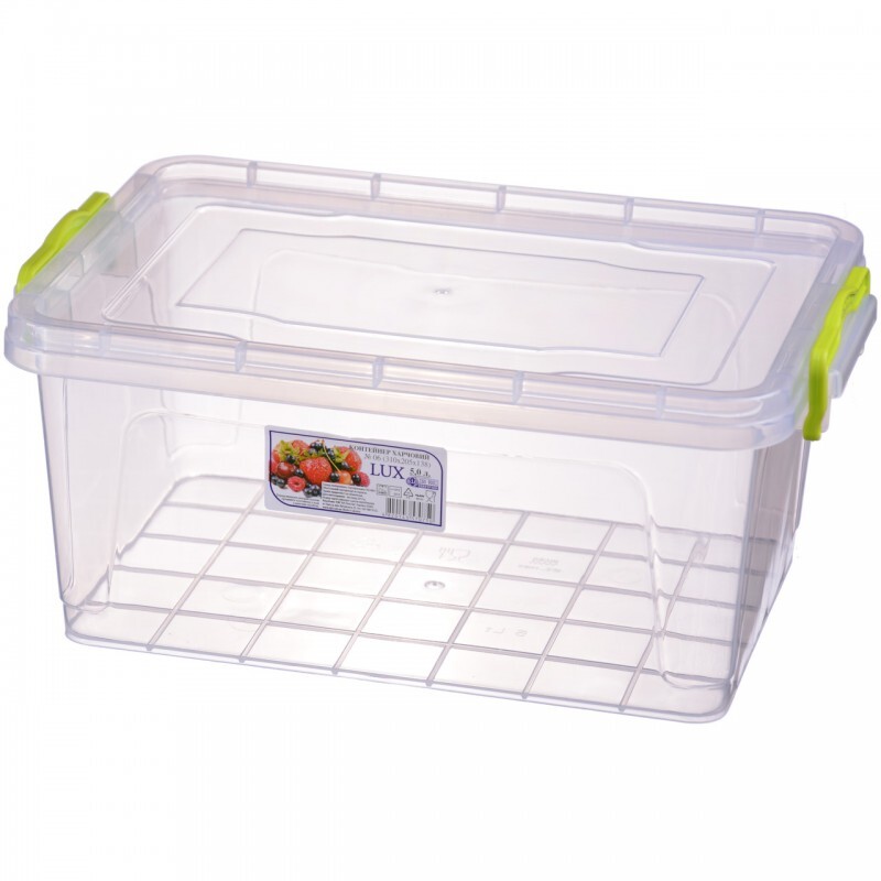 Контейнер Ал-пласт Lux із зажимами 5 л   - Білий