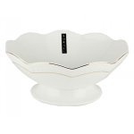 Цукерниця на ніжці фарфор Interos 1000 мл 22,3 см Снігова Королева 1422-А