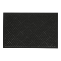Килимок придверний Eco Fabric Смужки 60*90 см Чорний 6090-007