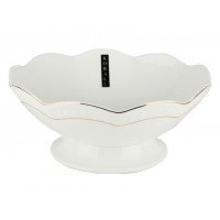 Цукерниця на ніжці фарфор Interos 1000 мл 22,3 см Снігова Королева 1422-А