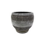 Набір горщиків КООП Трюфель 3 пр h-22/16/11 см Лабіринт Сірий 0090 - Какао