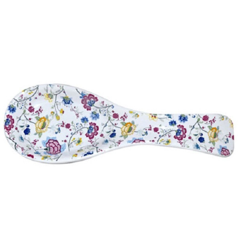 Підставка для ложок SNT 23*2,5 см Квітковий шовк 3653-10 - Молочний