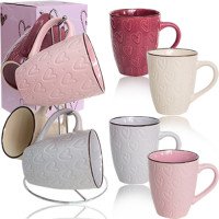 Набір 4 чашки на стійці 350 мл SNT Heart 021-04-09