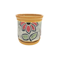 Горщик керамічний КООП Кіто Квітка Помаранч 22 см 0078