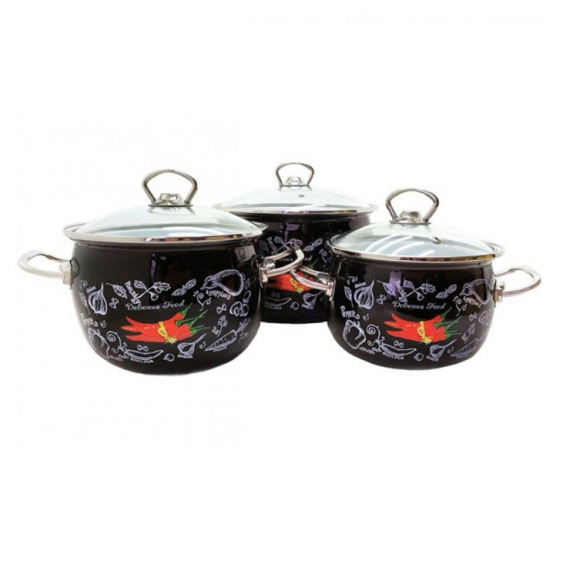 Набір каструль Idilia №1600 Спайсі 40792 - Голубий