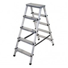 Лестница 2-сторонняя Aloft 2*5 алюминиевая ALDD5