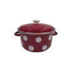 Каструля Idilia 4 л 1814/4 Білий горох червоний 40069 - Cappuchino