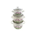 Набор кастрюль Idilia №6928 Лаванда 41945