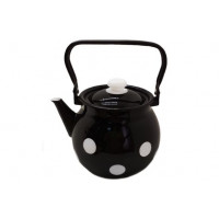 Чайник сферичний Idilia 3,5 л 27130/4 Білий горох чорний 41384