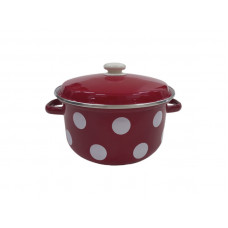 Каструля Idilia 4 л 1814/4 Білий горох червоний 40069